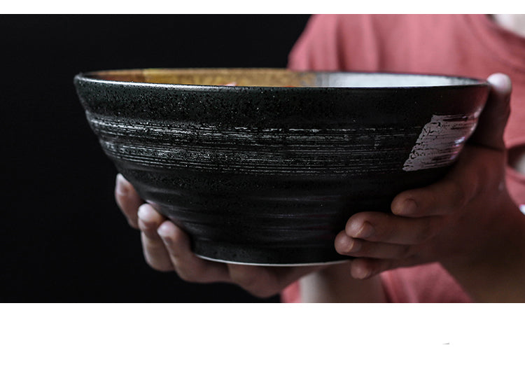 New! Japanese-Style Ceramic Ramen Bowl