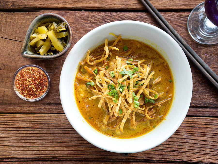 Thai Coconut Curry Noodles (Khao Soi)