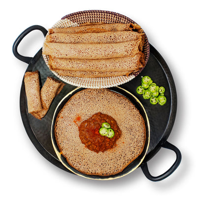 Ethiopian Lentils & Injera (Misir Wat)