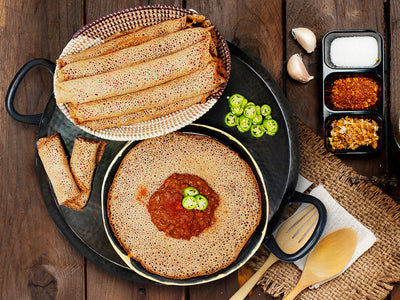 Ethiopian Lentils & Injera (Misir Wat)