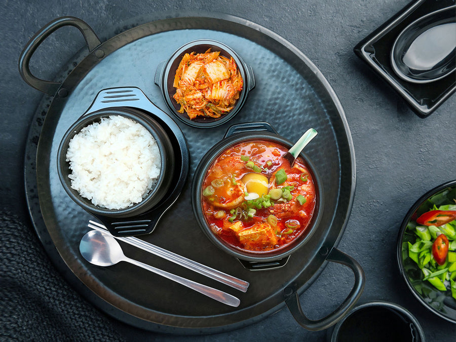Korean Kimchi Tofu Stew (Sundubu Jjigae)