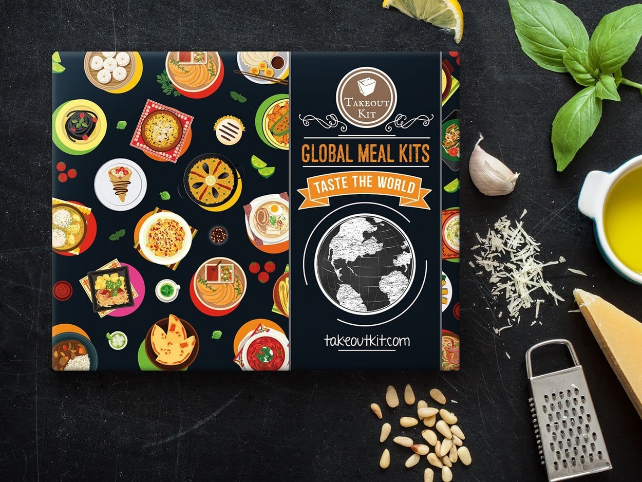 Takeout Kit Meal Kits International Food Subscription Box Unique Gifts for Foodies 2019