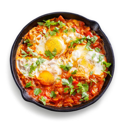 Takeout Kit Moroccan Baked Eggs (Shakshuka) Shakshouka African Middle Eastern Vegan Meal Kit
