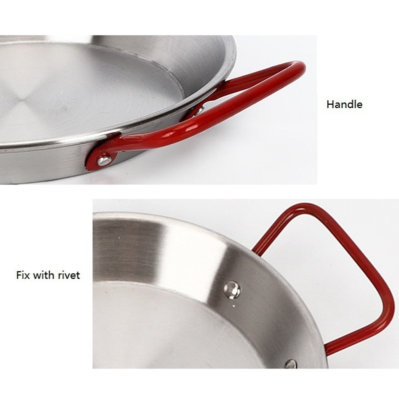 New! Stainless Steel Spanish Paella Pan